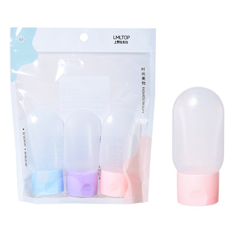 LMLTOP 30ml squeeze manguera sub-botella 3 Pack champú loción cosmética botella vacía SY711