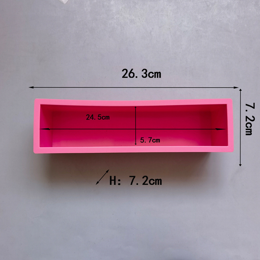 Square Toast 378 pastel molde de silicona gelatina torta molde de pan herramientas de horneado