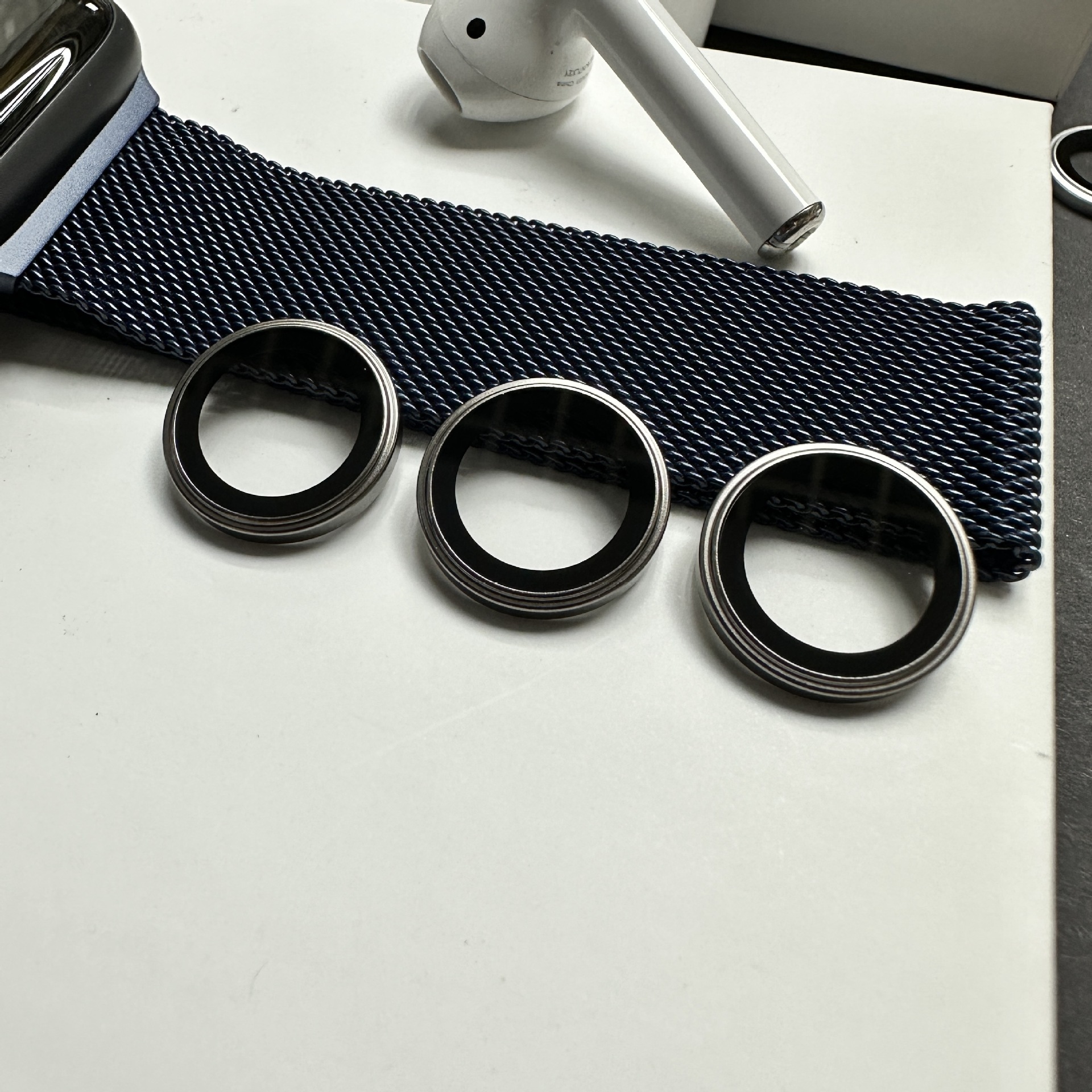 Aplicable iPhone15Pro Cámara protector metal águila ojo lente de protección de la película iPhone15promax