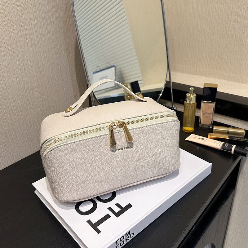 新しい大容量の化粧品バッグ、シンプルでハイエンドのポータブル化粧品バッグ、旅行用ポータブルトイレタリーバッグ|undefined