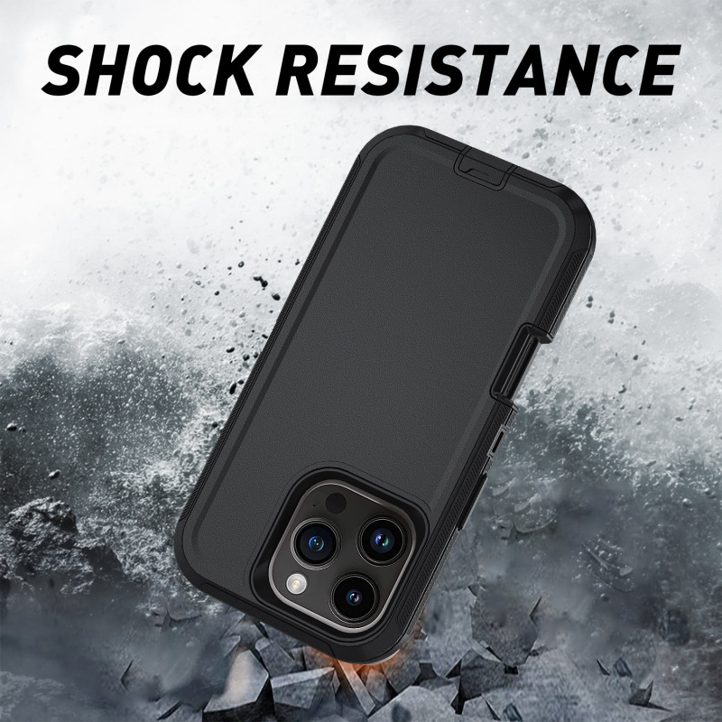 适用于iPhone16promax三防机器人手机壳外贸专供重防三合一手机壳|undefined