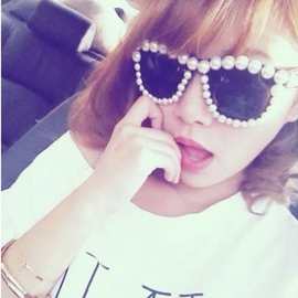 【两款可选】小辣椒墨镜 珍珠新潮 太阳镜批发 太阳眼镜