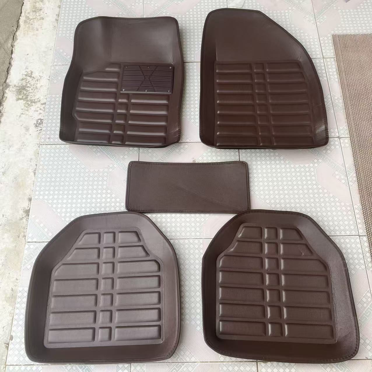 Cross-Border Labeling Amazon Wholesale Dropshipping Temu Universal Car Floor Mats Five-Piece Set Right-Hand Drive Car Floor Mats
