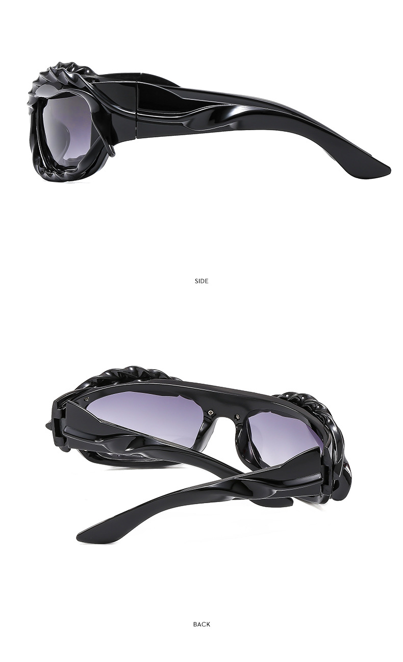 Y2K personality irregular shaped sunglasses European and American ins trend sunglasses Cyberpunk sunglasses_voghion.com