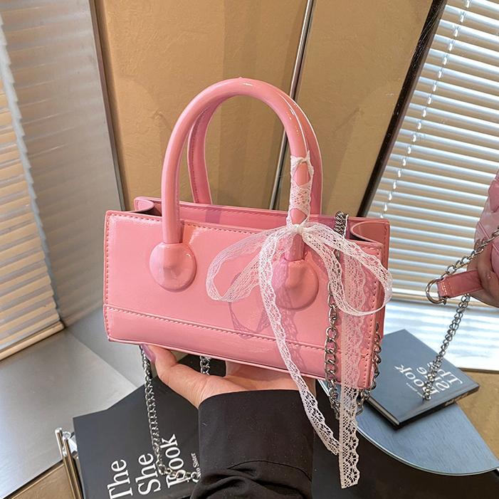 2025 verano venta caliente nuevo bolso cuadrado pequeño portátil moda todo fósforo bolso de mensajero de un solo hombro diseño de nicho bolso femenino de moda