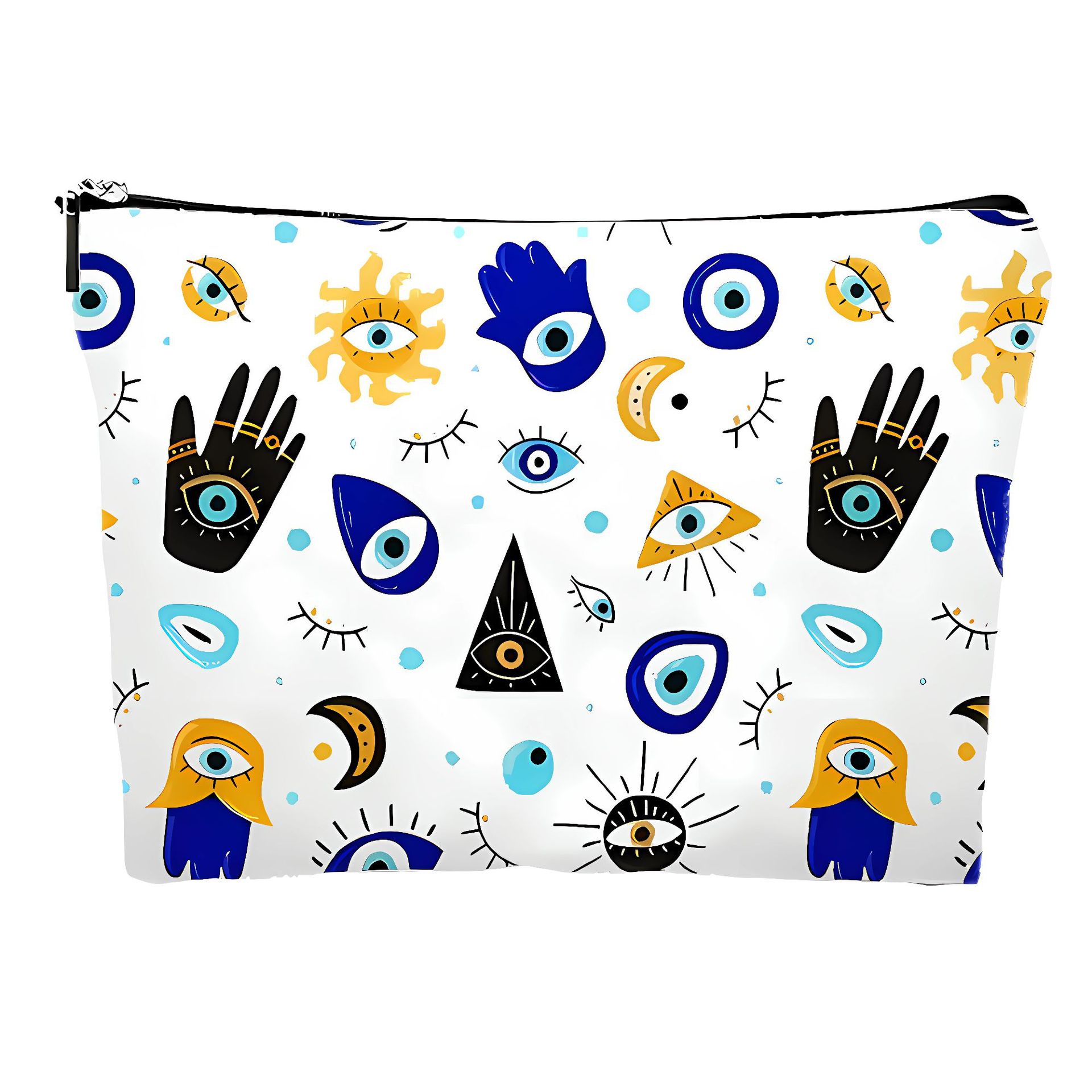Nueva bolsa de maquillaje lino venta caliente tarot bolsa de maquillaje bohemia bolsa de mano bolsa de lavado bolsa de tela pequeña bolsa de almacenamiento