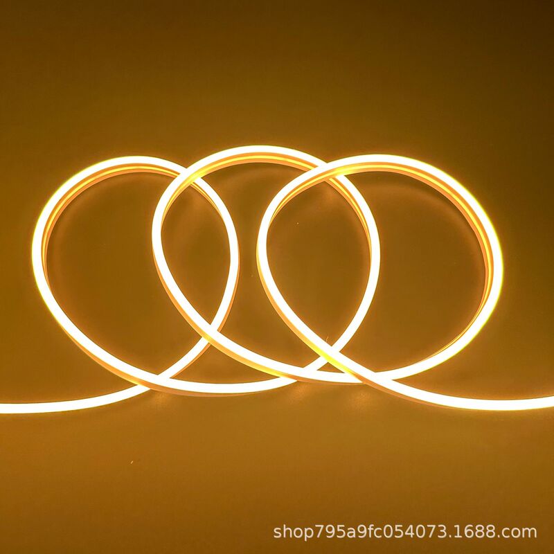 Led12V24V110V220Vネオンライトソフトフレキシブルライトストリップ8 × 16片面サイド発光雰囲気ライトストリップ|undefined