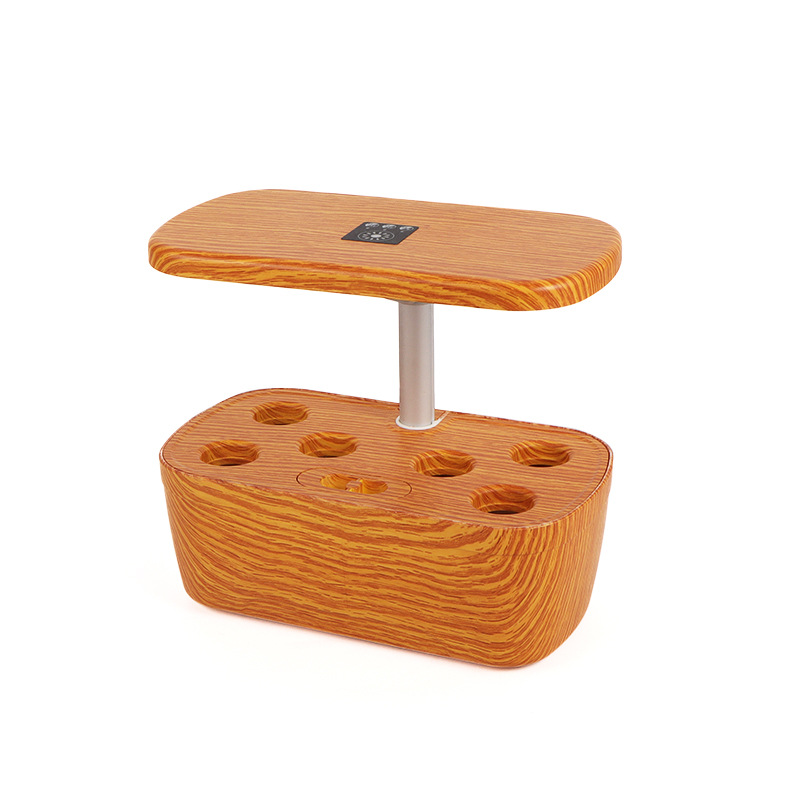 Amazon 3/6/8/12 hoyos LED de la planta de la máquina de plantación de la lámpara de crecimiento de la planta de interior cultivo sin suelo hidropónico