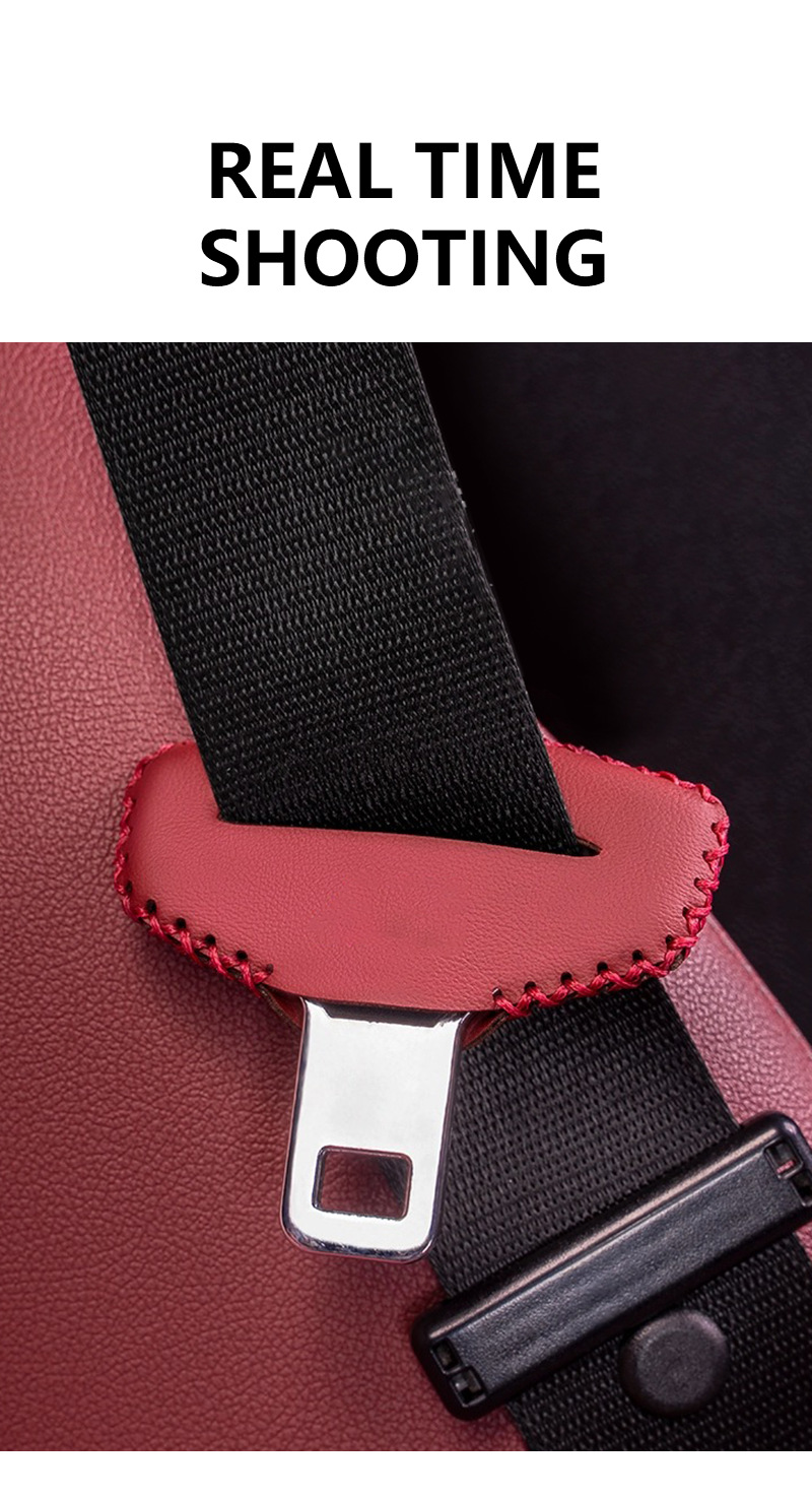 Car safety plug with bayonet protective cover car creative practical anti-collision anti-wear anti-collision safety belt protective cover