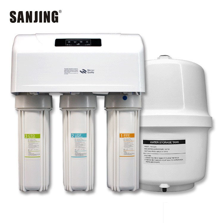 LED Cocina Digital ósmosis inversa ro máquina de agua pura con cubierta hogar grifo agua eliminación de álcali y eliminación de escala purificador de agua