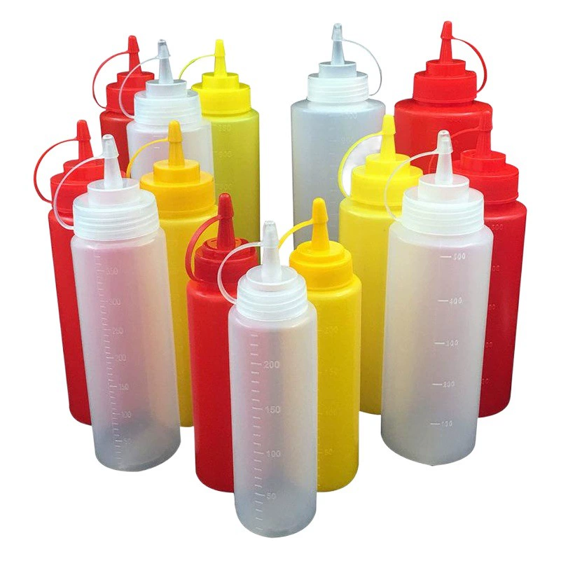 Фабрика спотовая бутылка соуса пластиковая бутылка соуса бутылка соуса бутылка сока соуса бутылка соуса шоколадная бутылка джема томатная бутылка салата