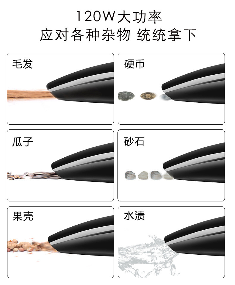 Car Vacuum Cleaner Portable Handheld Car Vacuum Cleaner Car Super Powerful Mini Vacuum Cleaner High Power Wholesale
