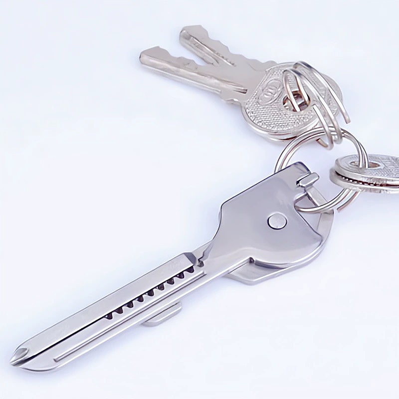6-в-1 многофункциональный нож для ключей Мини-гаджет EDC инструмент ручной работы инструмент открытый складной брелок