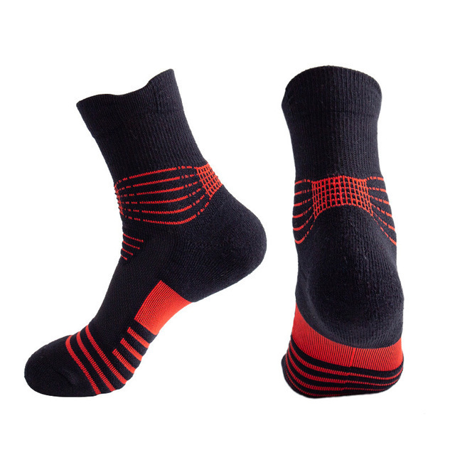 Boys Athletic Basketball Quarter Socks Performance Elite Thick Cushion Sports Compression Training Running Crew Socks