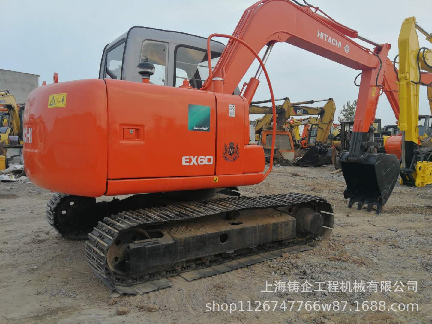 日立EX60-3九成新小型挖掘机6吨日立挖机，支持海外贸易