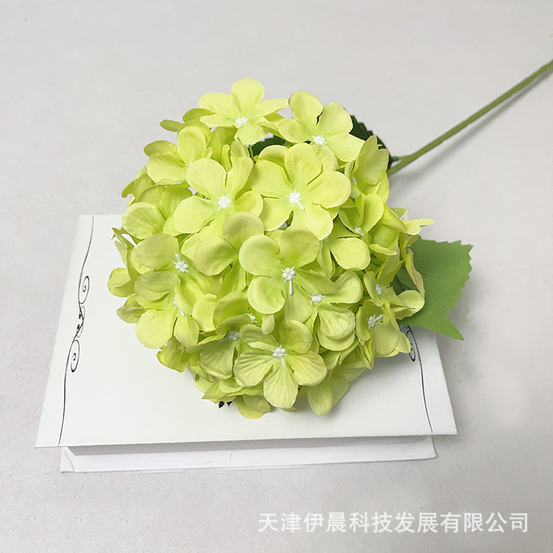 싱글 72피스 수국-라이트 그린