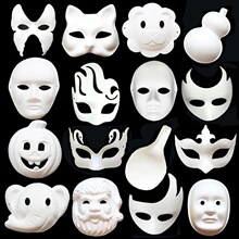 5/1Pcs Japanese Mask Half Face Hand-painted Cat Fox Mask�羳