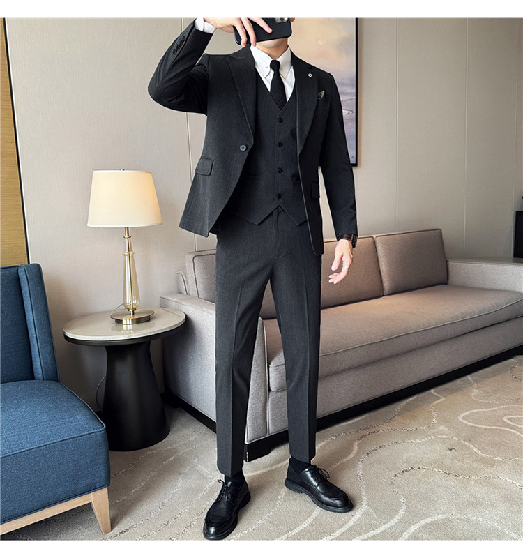 dark gray Suit Pants Vest / 48 Recommendation 47.50 kg-52.50 kg
