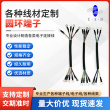 供應蓄電池電源連接線電動電瓶車汽車線束圓環端子線批發連接器