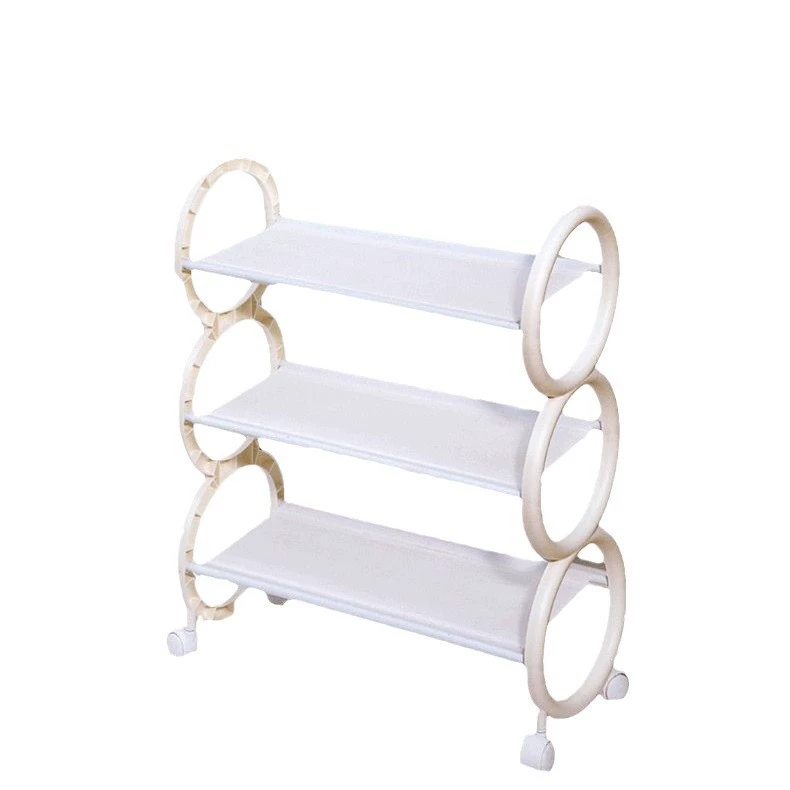 Multi‑tier shoe rack, compact versatile shoe organizer, 3–4 layers, white or black