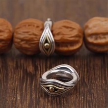 荷鲁斯之眼天眼卡环隔片百香籽手串跑环文玩配饰上帝之眼智慧之眼