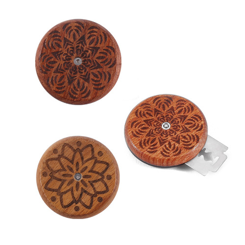 Rosewood UFO bread cutter for baking European baguette portable round soft European bread knife bread trimming knife