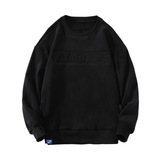 Бархатная демисезонная толстовка, утепленная куртка с круглым воротником, в американском стиле