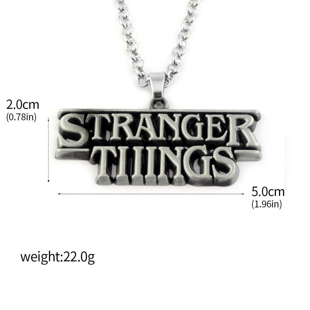 欧米映画・テレビ周辺グッズ「ストレンジャー・シングス」第5シーズン 26文字ワッフルキーホルダー 食人花ペンダント 輸入品