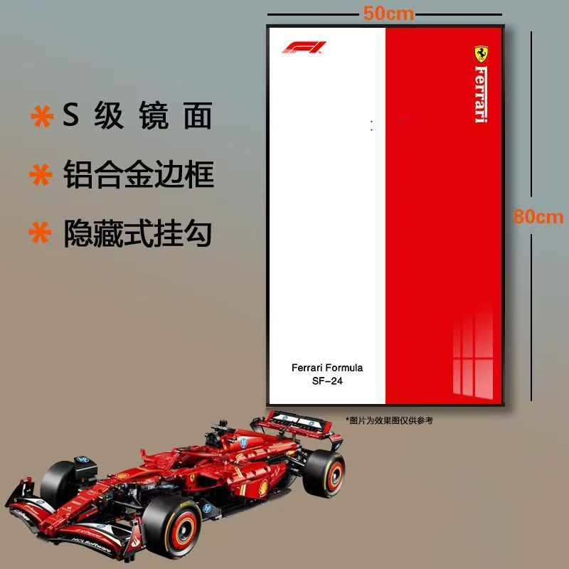 厚さ3.5CMの最新製品は、レゴ壁掛けビルディングブロックディスプレイフォトフレーム、メルセデスベンツAMGポルシェ吊り下げ額縁と互換性があります。