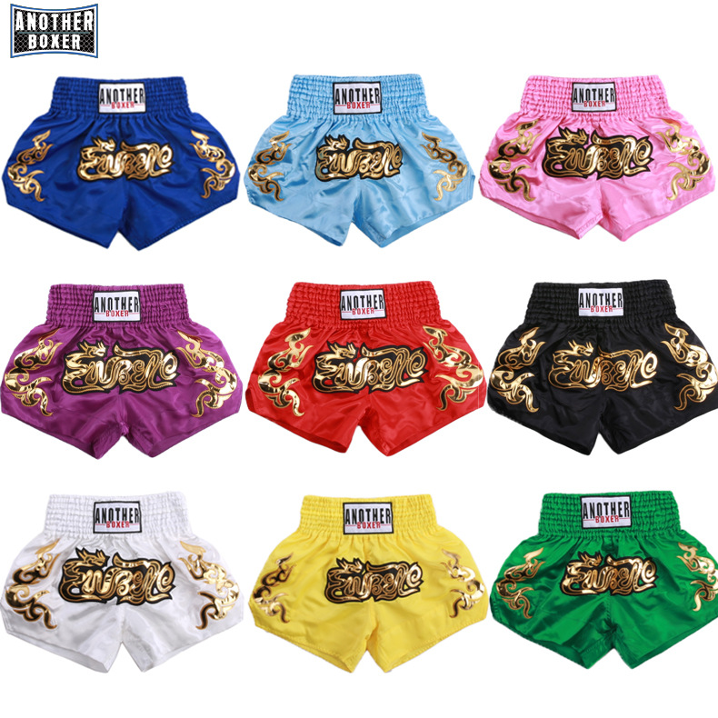 Thai boxing shorts men's and women's sparring suits boxing pants fighting fighting training suits pants can add logo a generation of hair