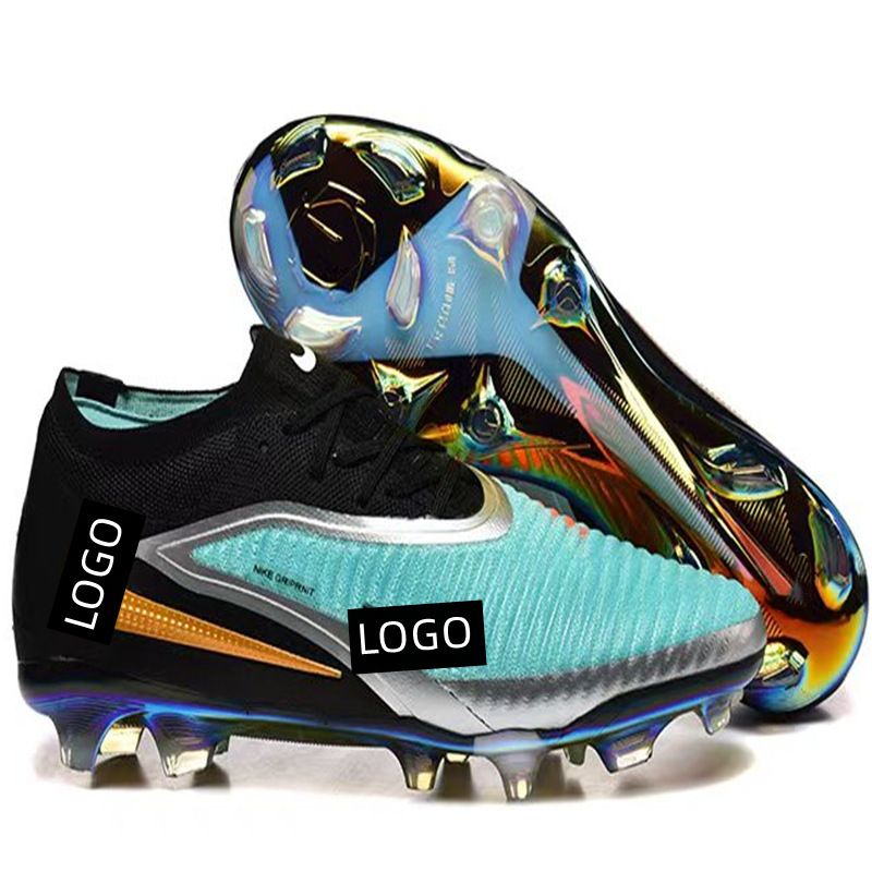 2025 Cross-Border New Model Phantom Gx3 Soccer Shoes Low-Top Double-Layer Waterproof Fish Silk Fg
