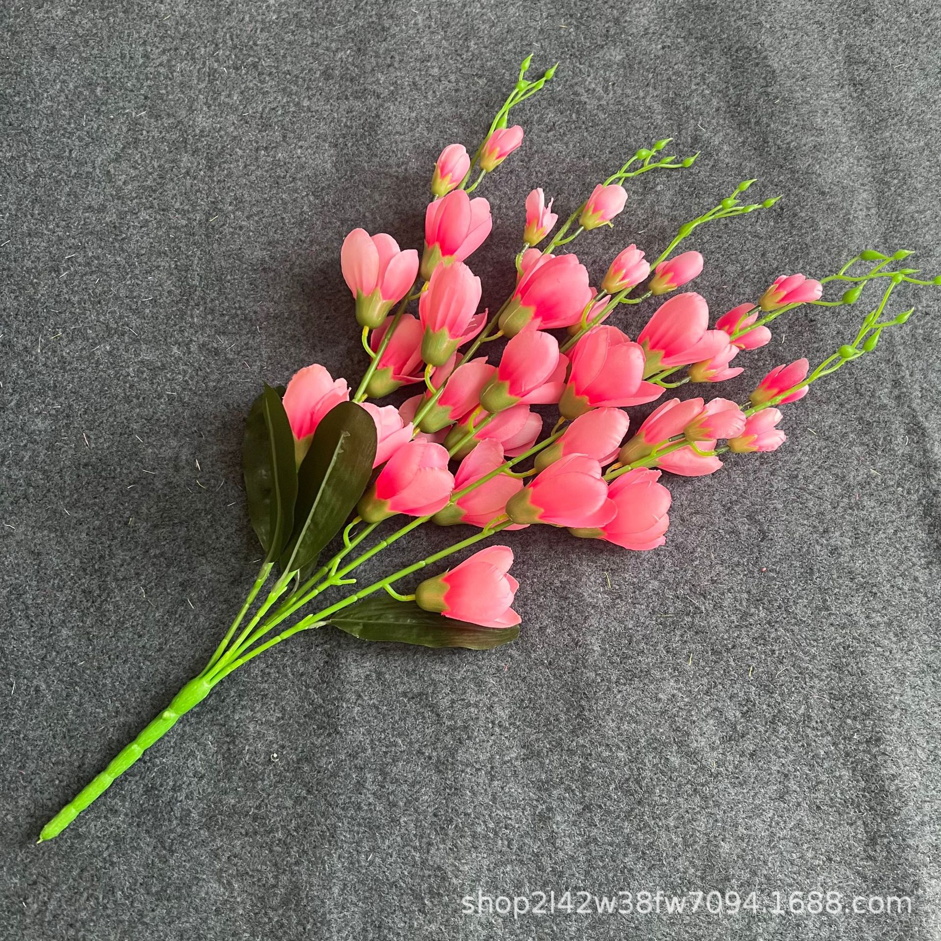 Nuevo ramo de magnolia de cinco ramas de estilo europeo, flores artificiales de seda para salones de boda y decoración del hogar, flores artificiales, flores falsas, hortensias