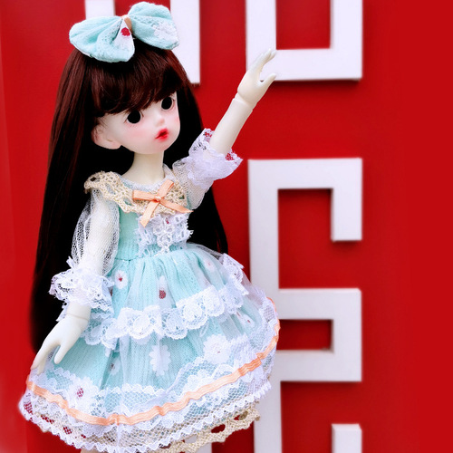 6 Points BJD Doll Clothes OB24 Baby Doll Outfit Barbapapa Plush Toys Accessories Manufacturer Wholesale