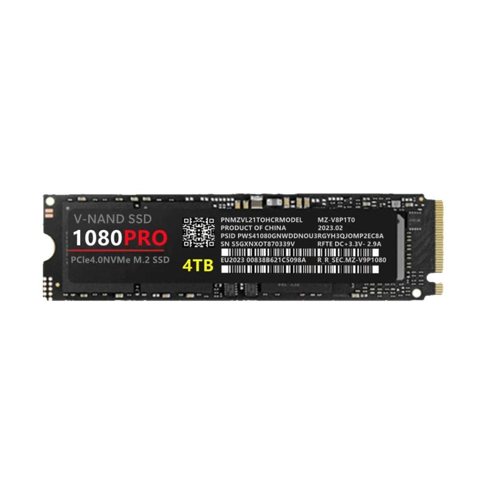 SSD 1080Pro PCIe 4.0 M.2 NVMe 2280, 1–4 TB (actual usable 128 GB)