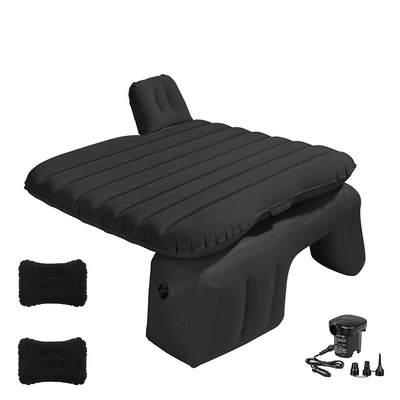 Spot direct selling car inflatable bed Vehicle-mounted inflatable bed - two-seater-flocking-black