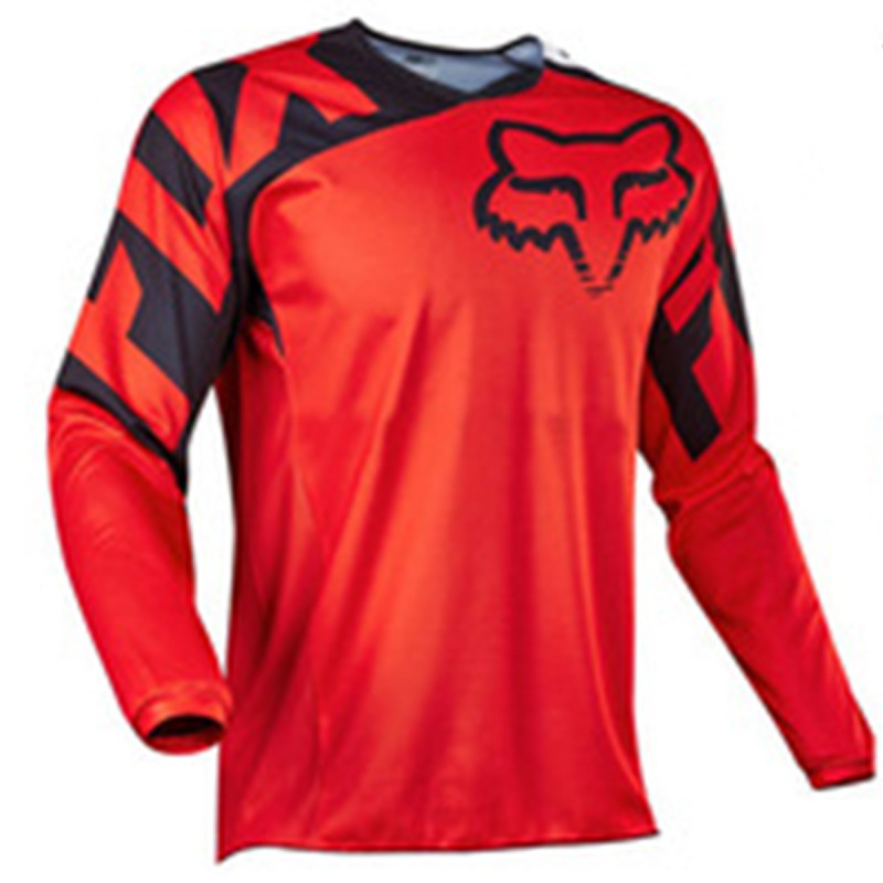 New Fox Downhill Clothing Mountain Bike Cycling Clothing Men's and Women's Long-Sleeved Tops Summer Off-Road Motorcycle Racing Clothing Quick-Drying