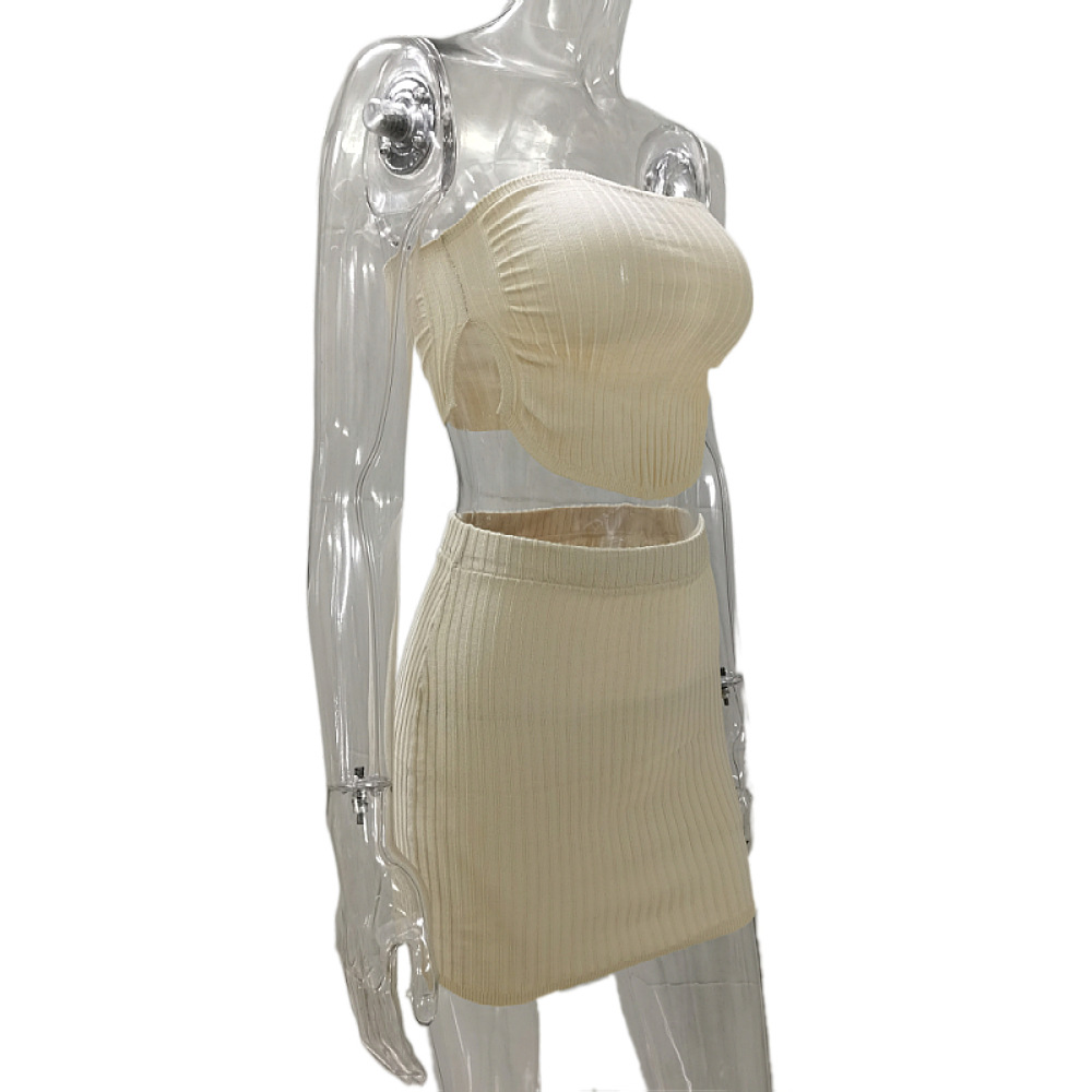 Damen Strick Oberteil Mit Shorts Set Für Den Sommer_voghion.com