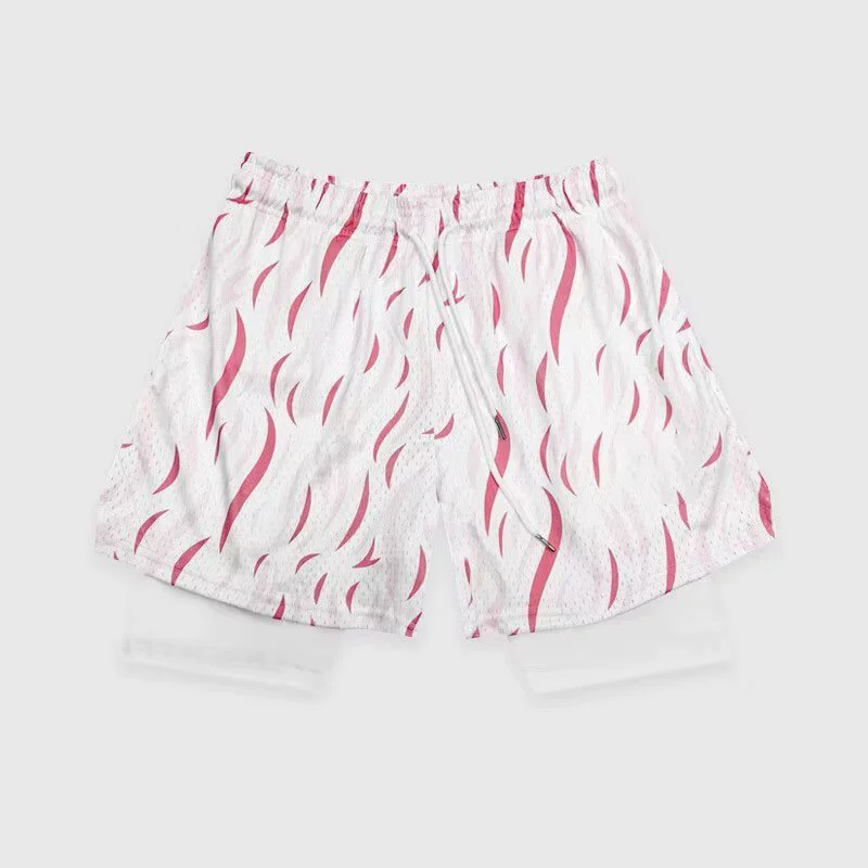 Комплект, шорты с быстрой сушкой для тренировки, ретро штаны, американский стиль