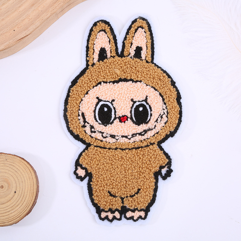 新しいタオル刺繍かわいいラブ布衣類アクセサリーパッチ布ステッカー DIY バッグ刺繍スタンプ装飾ステッカー|undefined