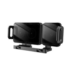 2025 folding screen mobile phone bracket wireless charging car navigation air outlet center console mobile phone bracket rotating horizontal screen