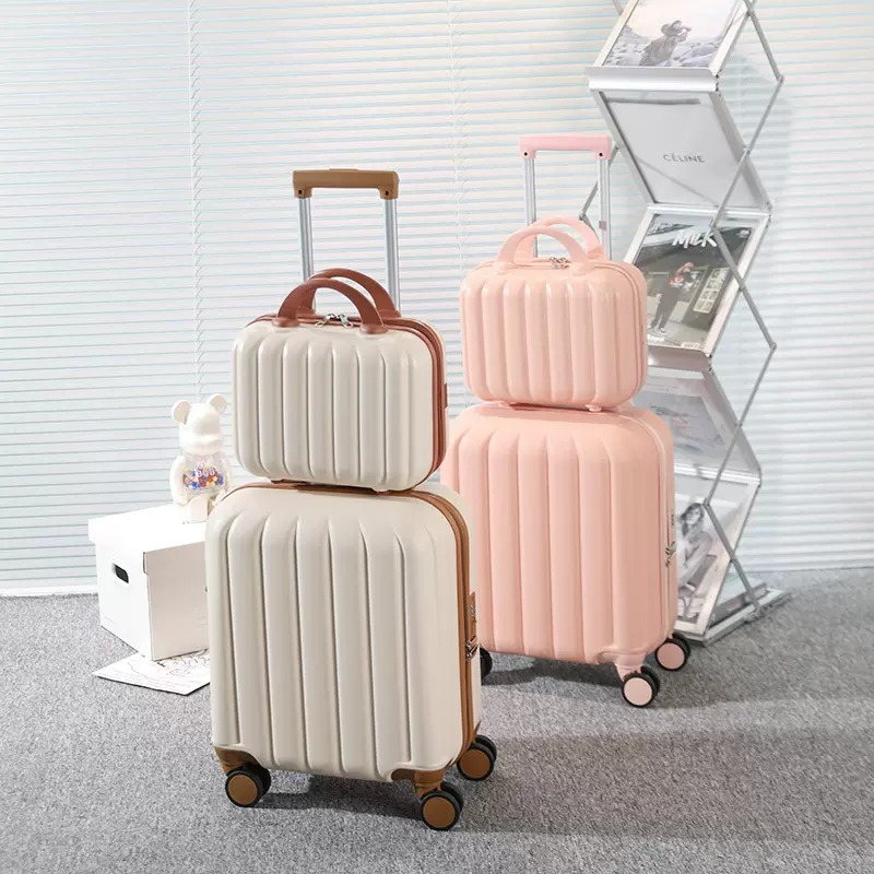 南瓜泡泡登机箱密码锁万向轮旅行箱子拉杆箱儿童行李箱透气轻便
