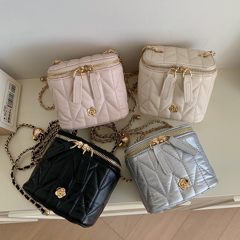 Rhombic Chanel estilo mini cadena bolsa para mujeres 2023 nueva moda verano pequeño cuadrado bolsa todo-juego ins Messenger