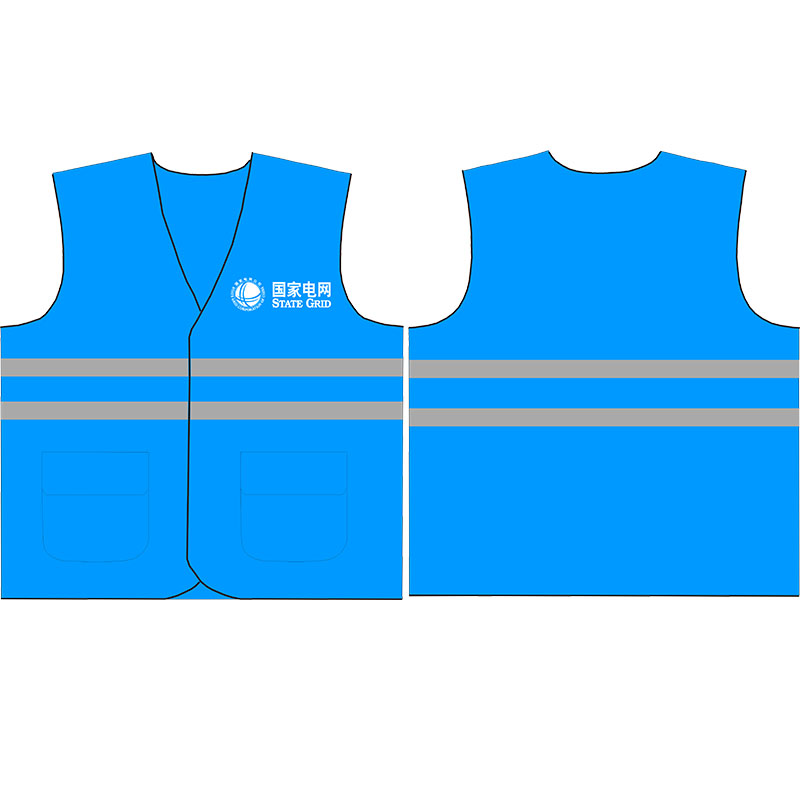 Clip de caballo de algodón rojo y amarillo chaleco reflectante eléctrico chaleco rojo jefe de trabajo guardián especial oficial de seguridad