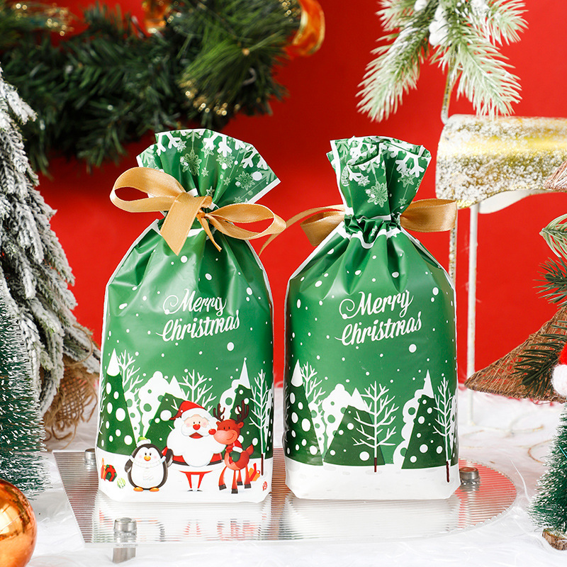 新商品オリジナル平安果袋ギフトバッグクリスマスキャンディー包装袋リボン巾着袋ギフト袋|undefined