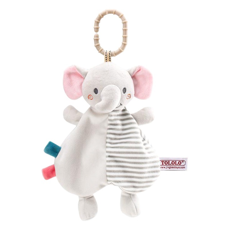 TOLOLO bebé animal cama colgando calmante toalla muñeca de entrada 0-1 años de edad bebé sueño calmante educación temprana Juguetes