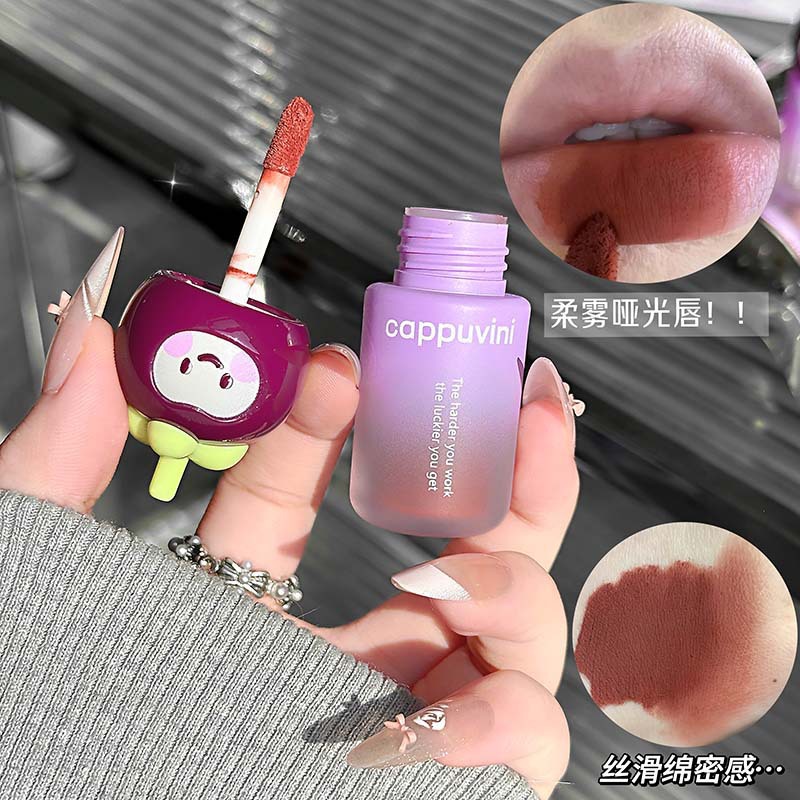 CAPPUVINI Camuflado de niebla suave mate suave blanqueador de viaje falso maquillaje transfronterizo para estudiantes