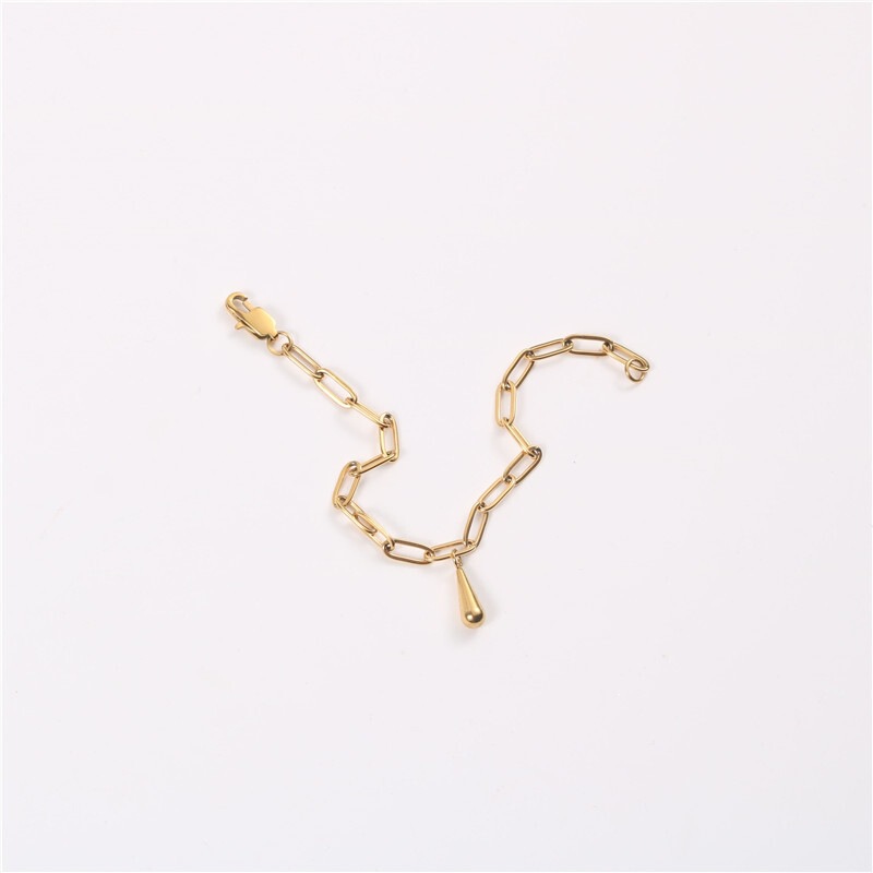 Bracelet Designed by an Ins Designer, Vintage Internet Celebrity Style, Water Drop Design for Women, Minimalist Style Bracelet, Jewelry with a Sense of Design Bracelet Designed by an Ins Designer, Vintage Internet Celebrity Style, Water Drop Design for Women, Minimalist Style Bracelet, Jewelry with a Sense of Design