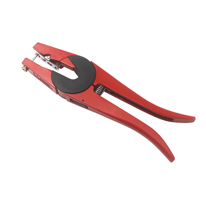 Ganado y oveja cerdo oreja etiqueta alicates granja veterinaria alicates oreja etiqueta alicates en forma de V marca oreja falta alicates mu luofeng