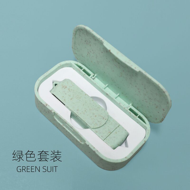 小麦わら分解性 USB フラッシュドライブツーインワン TYPE-C32g 携帯電話コンピュータ小麦わら USB フラッシュドライブ LOGO16g|undefined