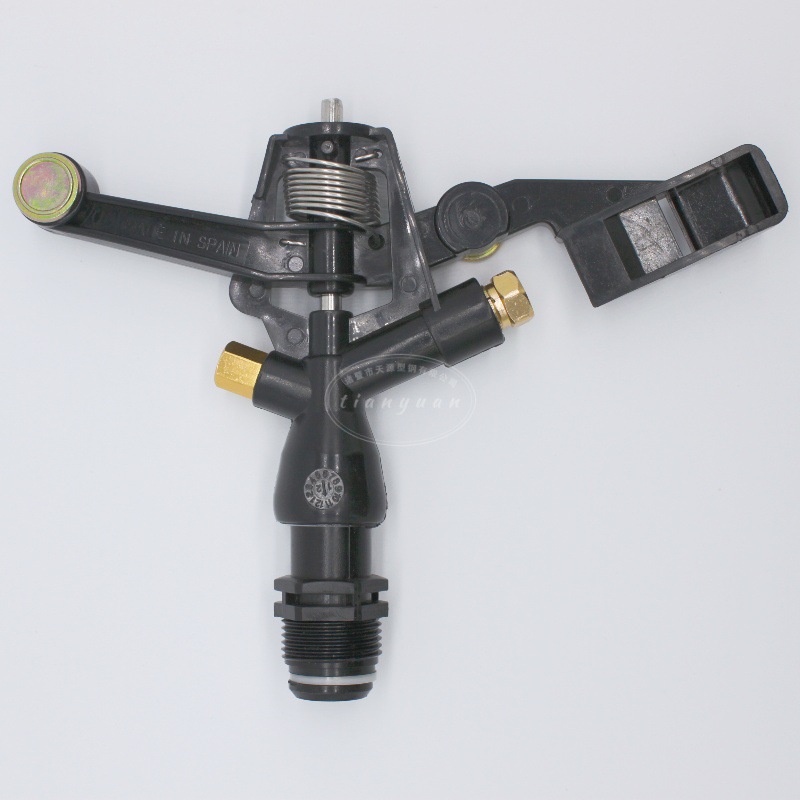 厂批塑料草坪喷头 园林果园喷头 塑料全圆摇臂喷头13米喷射直径